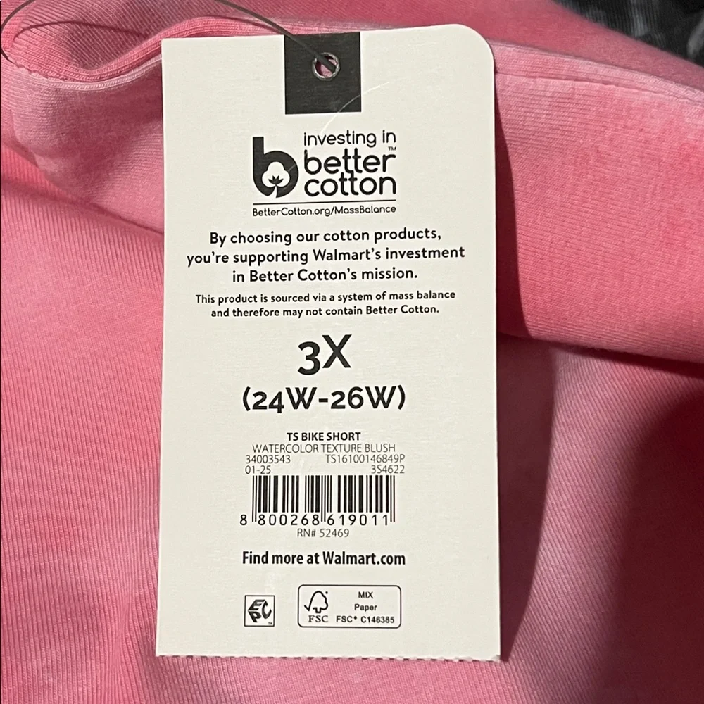 Terra & Sky Women’s Plus Biker Shorts, 9" Inseam - Picture 5 of 5
